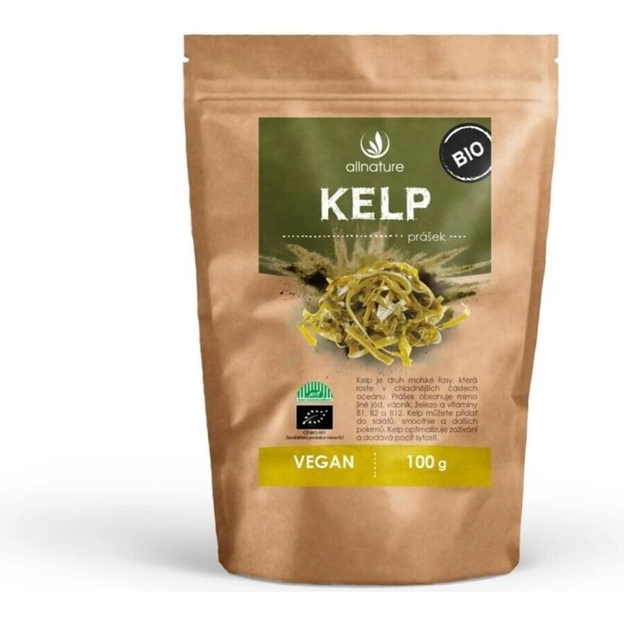 Allnature Kelp orgánico en polvo 100g 1×100g