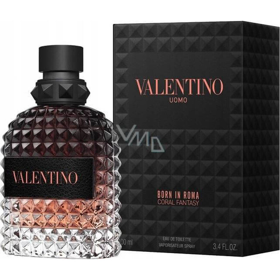 VALENTINO UOMO BORN IN ROMA CORAL FANTASY eau de toilette 1×100 ml, eau de toilette da uomo