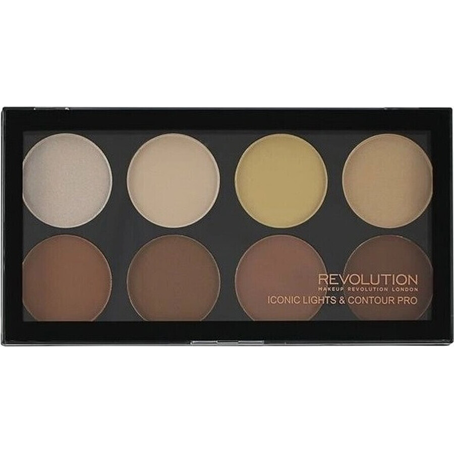 Revolution, Iconic Lights & Contour Pro, palette de contour 1×13 g