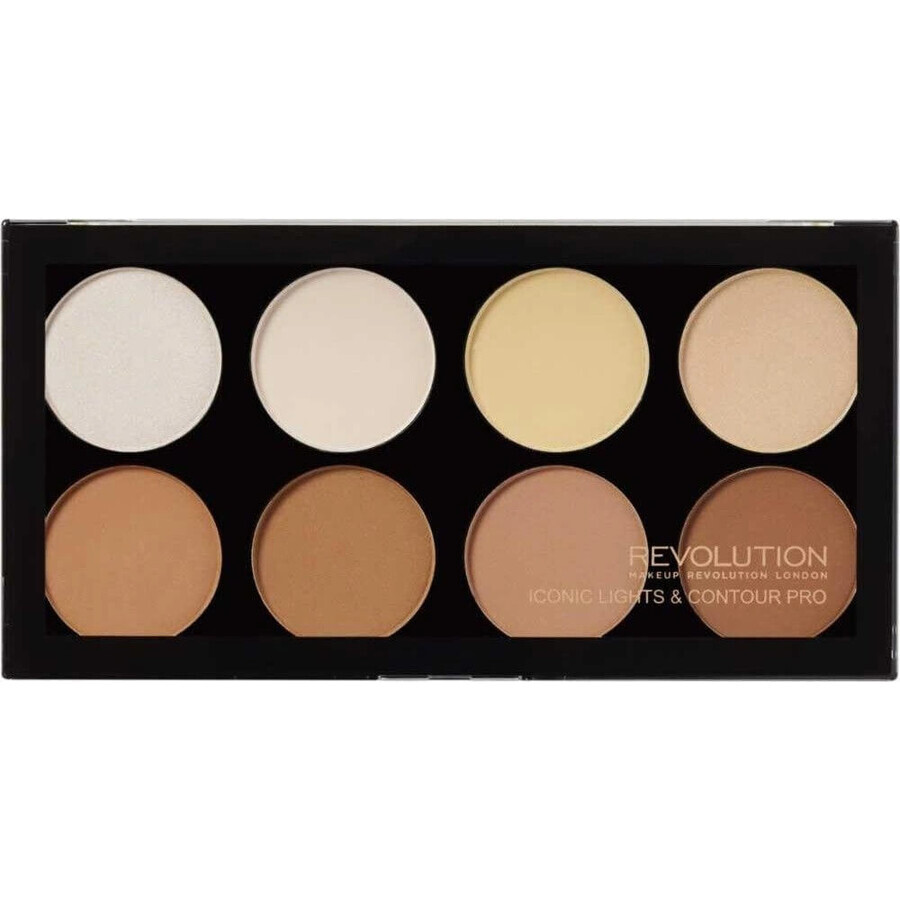 Revolution, Iconic Lights & Contour Pro, palette de contour 1×13 g