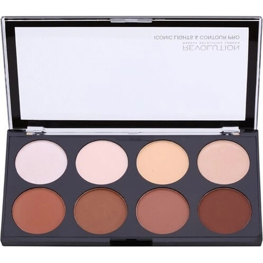 Revolution, Iconic Lights & Contour Pro, palette de contour 1×13 g