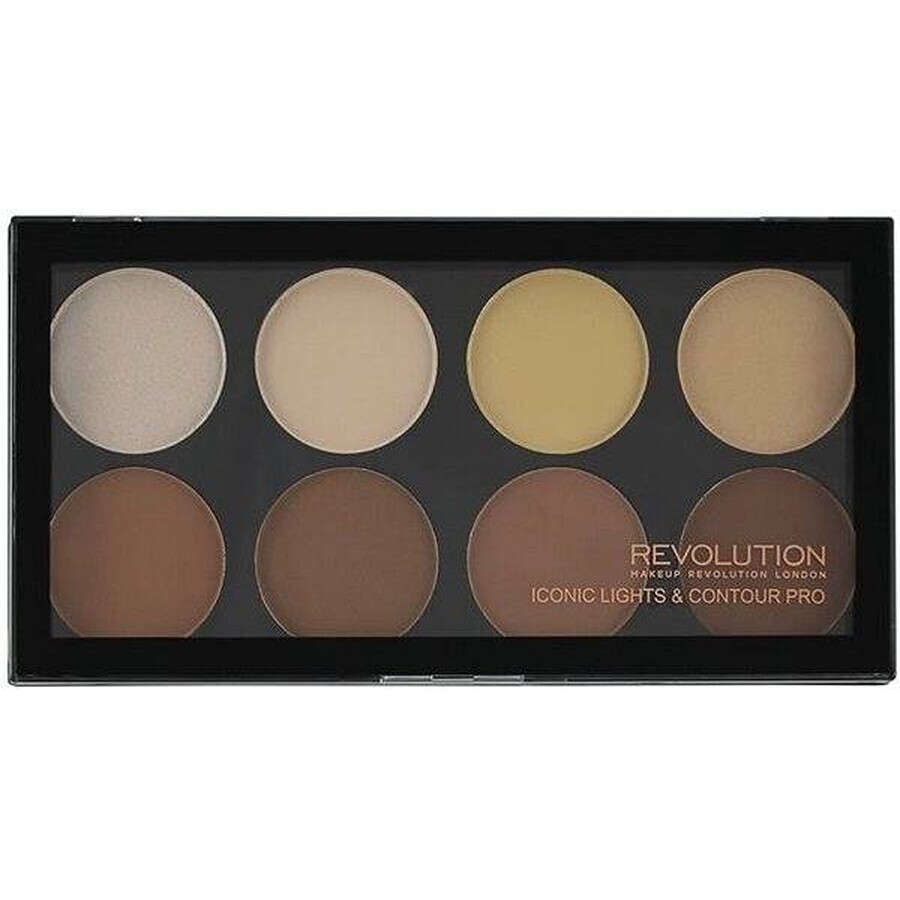 Revolution, Iconic Lights & Contour Pro, palette de contour 1×13 g