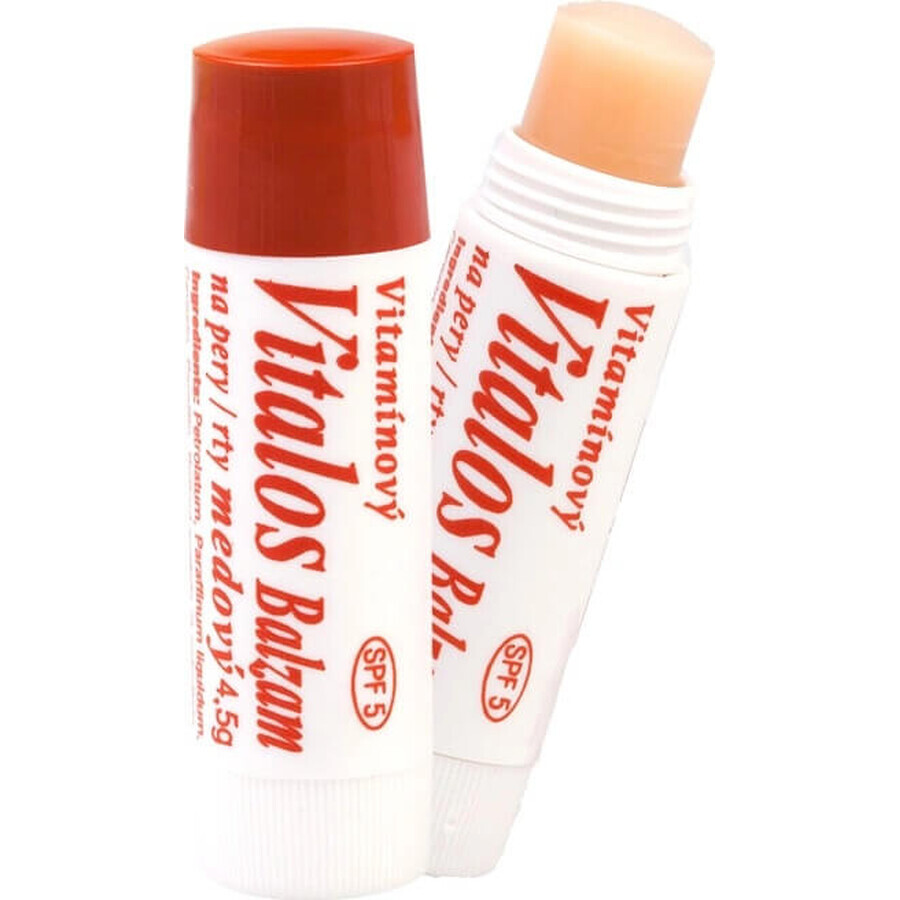 VITALOS Lippenbalsam Honig-Lippenbalsam SPF 15 1×1 St., Lippenbalsam, Honig SPF 15