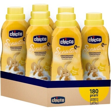 6x balsamo per tessuti concentrato CHICCO CHICCO Gentle touch 750 ml (6x30 lavaggi) 6×750 ml, balsamo per tessuti