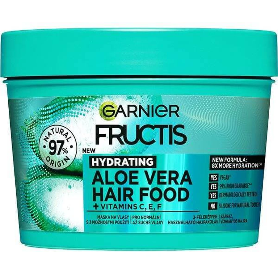Garnier Fructis Hair Food Hydrating Aloe Vera Mask for normal to dry hair, 400 ml 1×400 ml, hair mask