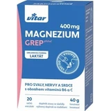 MAGNESIUM 400MG+B6+C 20 pcs GREP VITAR 1x20 pcs, sachets with grapefruit flavor