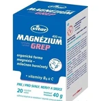 MAGNESIUM 400MG+B6+C 20 pcs GREP VITAR 1x20 pcs, sachets with grapefruit flavor