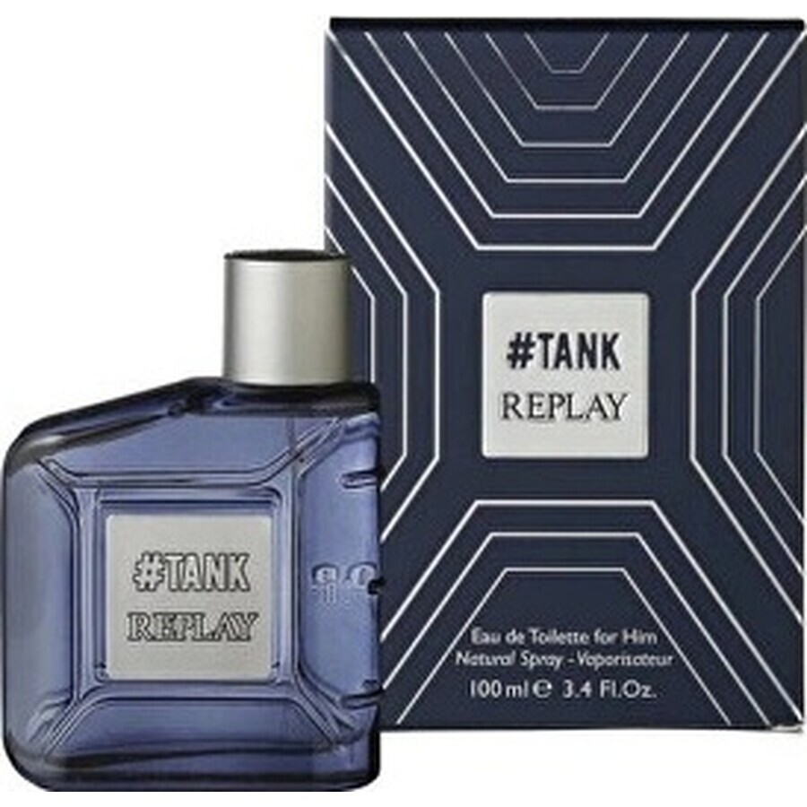 Replay Tank Voor Hem Edt 50ml 1×50 ml, Eau de toilette