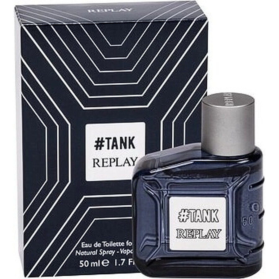 Replay Tank Voor Hem Edt 50ml 1×50 ml, Eau de toilette