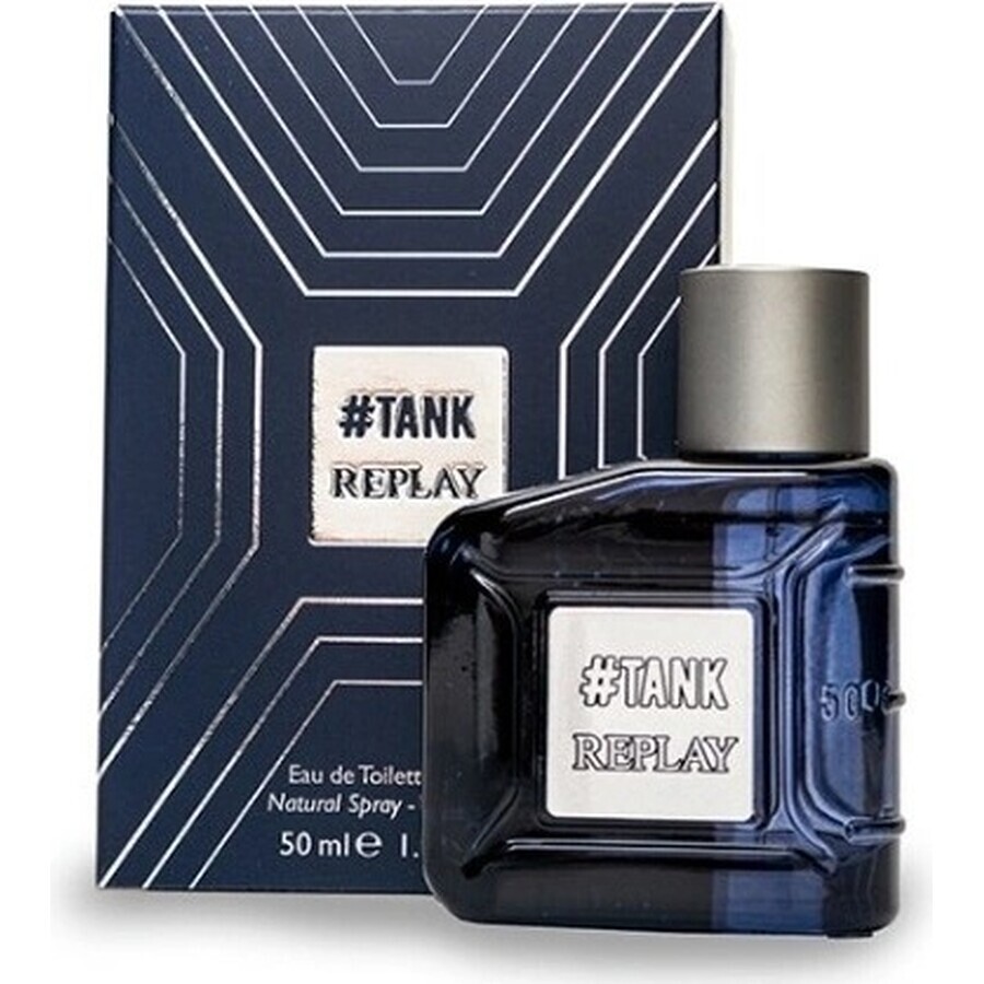 Replay Tank Voor Hem Edt 50ml 1×50 ml, Eau de toilette