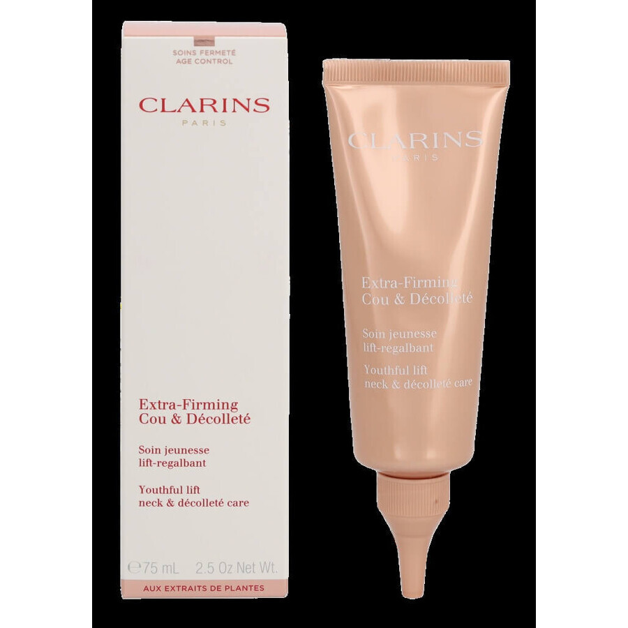 Clarins Crema Extra-Rafforzante Collo e Décollete 1×75 ml, Crema Collo e Décollete