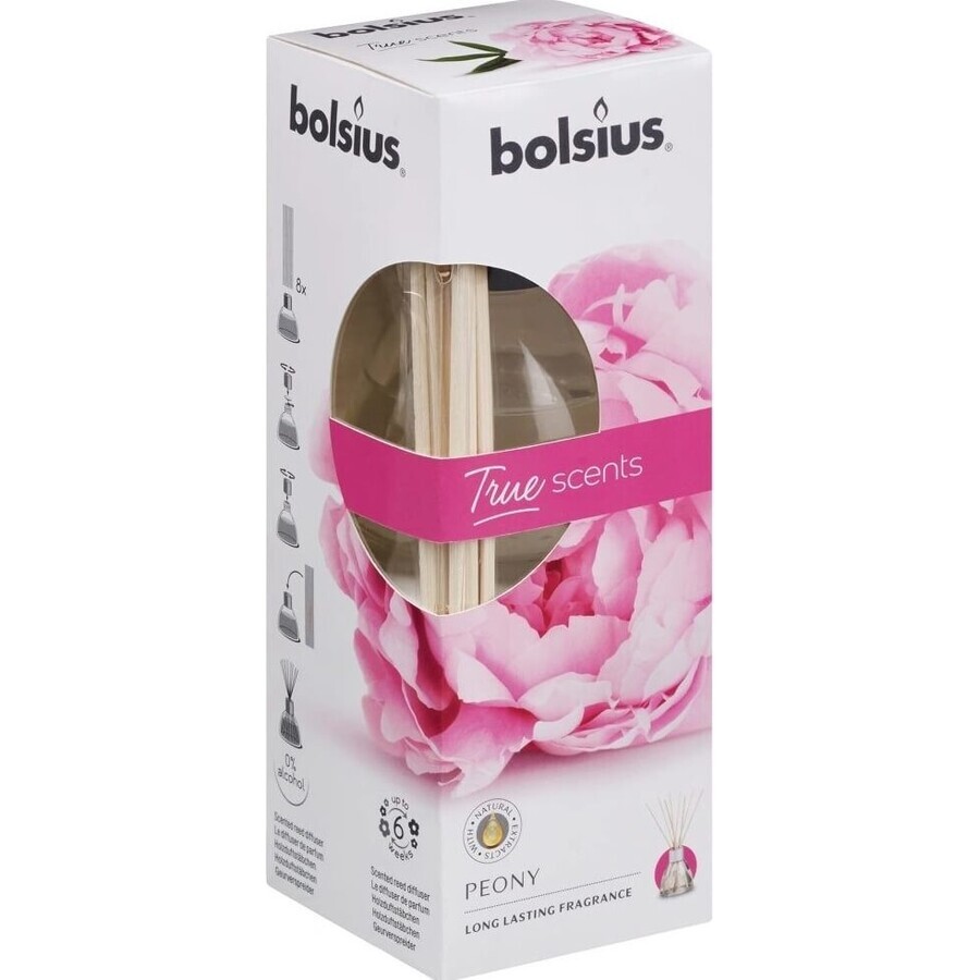 Bolsius Aromatic 2.0 Diffuser 45 ml Peony 1×45 ml, aromatic diffuser