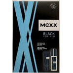 MEXX BLACK MAN deodorante 75ML + gel doccia 50ML 1×1pc, set cosmetico per uomo