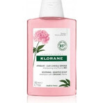 SHAMPOO KLORANE alla peonia biologica 1×200ml, shampoo per cuoio capelluto sensibile e irritato