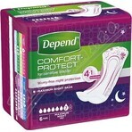 DEPEND MAXIMUM Inkontinenzeinlagen für Frauen, 12,5x34 cm, Absorption 953 ml, 1x6 Stück