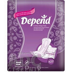 DEPEND MAXIMUM Inkontinenzeinlagen für Frauen, 12,5x34 cm, Absorption 953 ml, 1x6 Stück