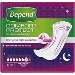 DEPEND MAXIMUM Inkontinenzeinlagen für Frauen, 12,5x34 cm, Absorption 953 ml, 1x6 Stück