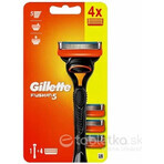 GILLETTE FUSION SHAVER FUSION SHAVER + 4 NH 1×1 pc, scheerapparaat