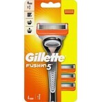 GILLETTE FUSION SHAVER FUSION SHAVER + 4 NH 1×1 pc, scheerapparaat