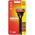 GILLETTE FUSION SHAVER FUSION SHAVER + 4 NH 1×1 pc, scheerapparaat