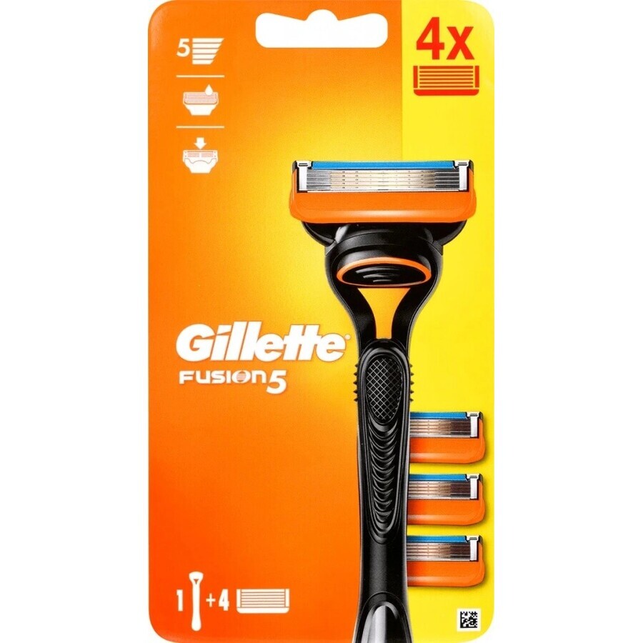 GILLETTE FUSION SHAVER FUSION SHAVER + 4 NH 1×1 pc, scheerapparaat