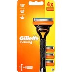 GILLETTE FUSION SHAVER FUSION SHAVER + 4 NH 1×1 pc, scheerapparaat