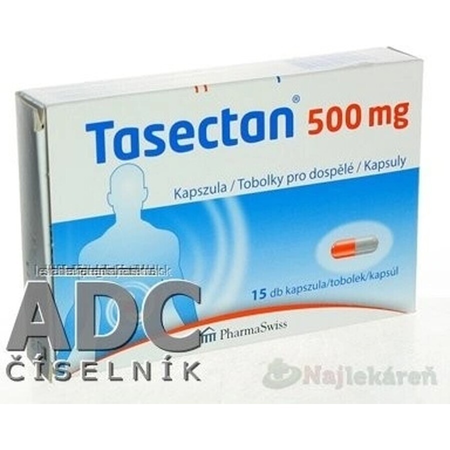 Tasectan 500 mg 1×15 cps, 500 mg integratori alimentari