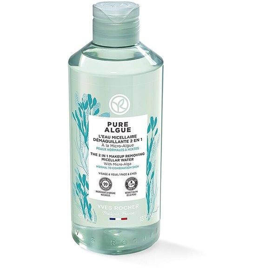 Yves Rocher Pa Exfoliating Micellar Water 2in1 400ml 1×400 ml 1×400 ml, micellar water