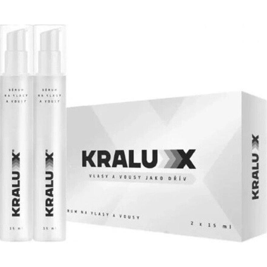 KRALUX suero contra la caída del cabello y el encanecimiento del cabello y la barbilla 1×30 ml, suero capilar