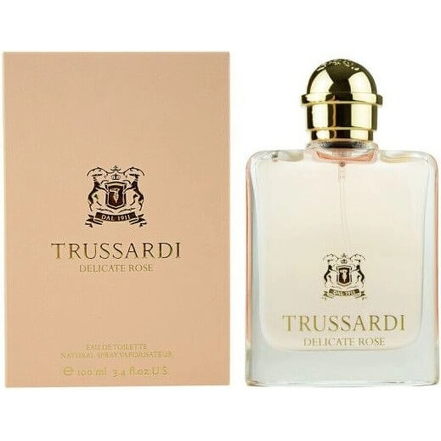 Trussardi Delicate Rose Edt 1×100 ml, eau de toilette voor dames