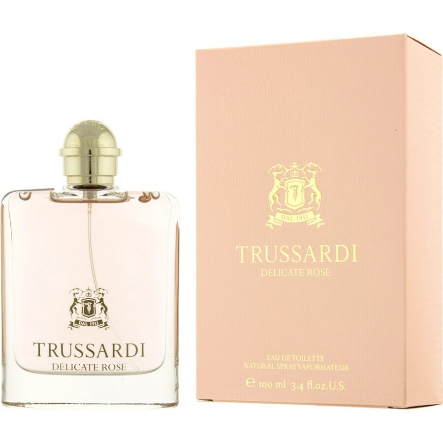 Trussardi Delicate Rose Edt 1×100 ml, eau de toilette voor dames