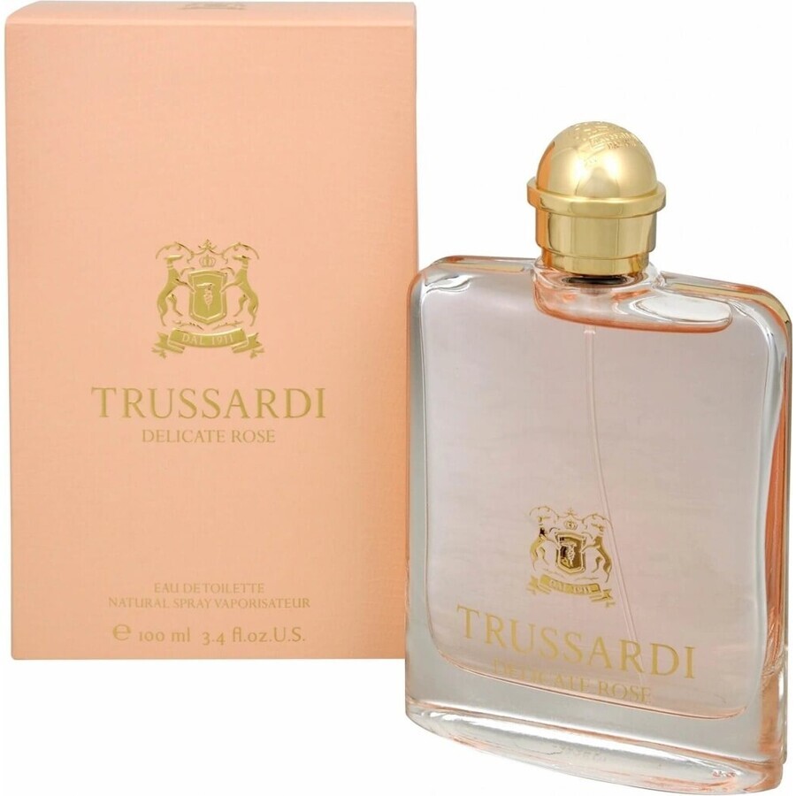 Trussardi Delicate Rose Edt 1×100 ml, eau de toilette voor dames