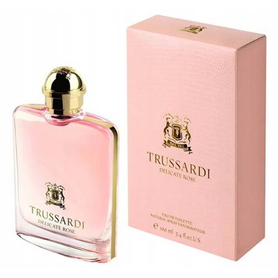 Trussardi Delicate Rose Edt 1×100 ml, eau de toilette voor dames