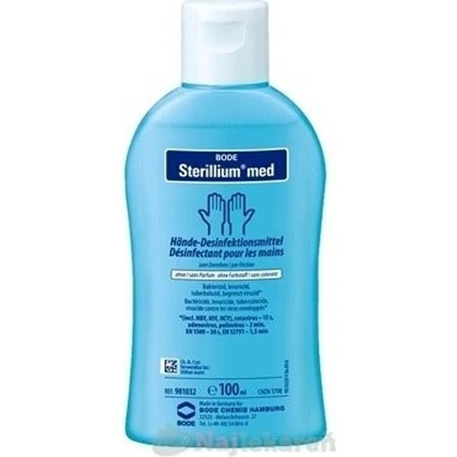 Hartmann BODE Sterillium 1×100 ml, désinfectant pour les mains