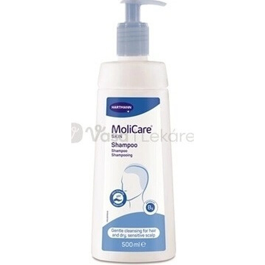 MoliCare SKIN shampooing 1×500 ml, gamme bleue