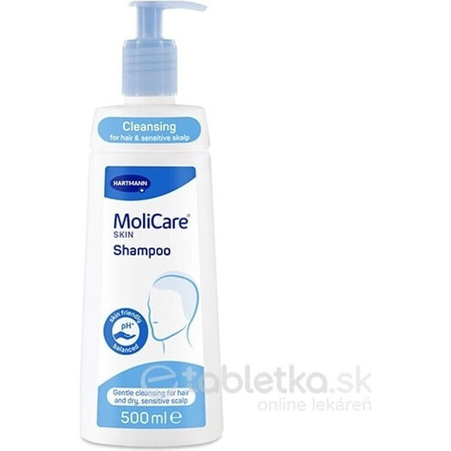 MoliCare SKIN shampooing 1×500 ml, gamme bleue