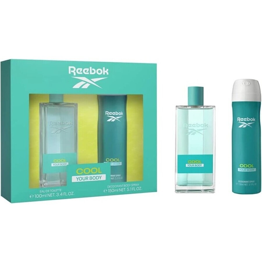 REEBOK COOL YBF WOMEN EDT 100ML+DEO SP 150ML 1SET 1×1 st, set