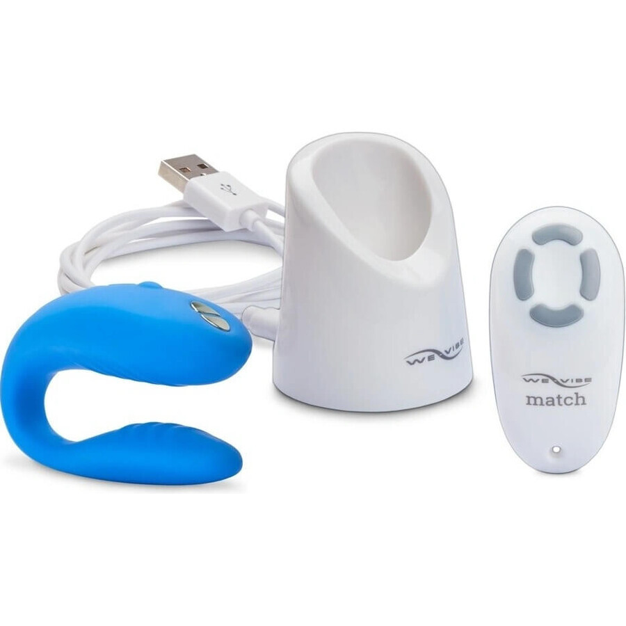 We-Vibe MATCH Vibrateur MATCH bleu 1×1 pièce, vibrateur