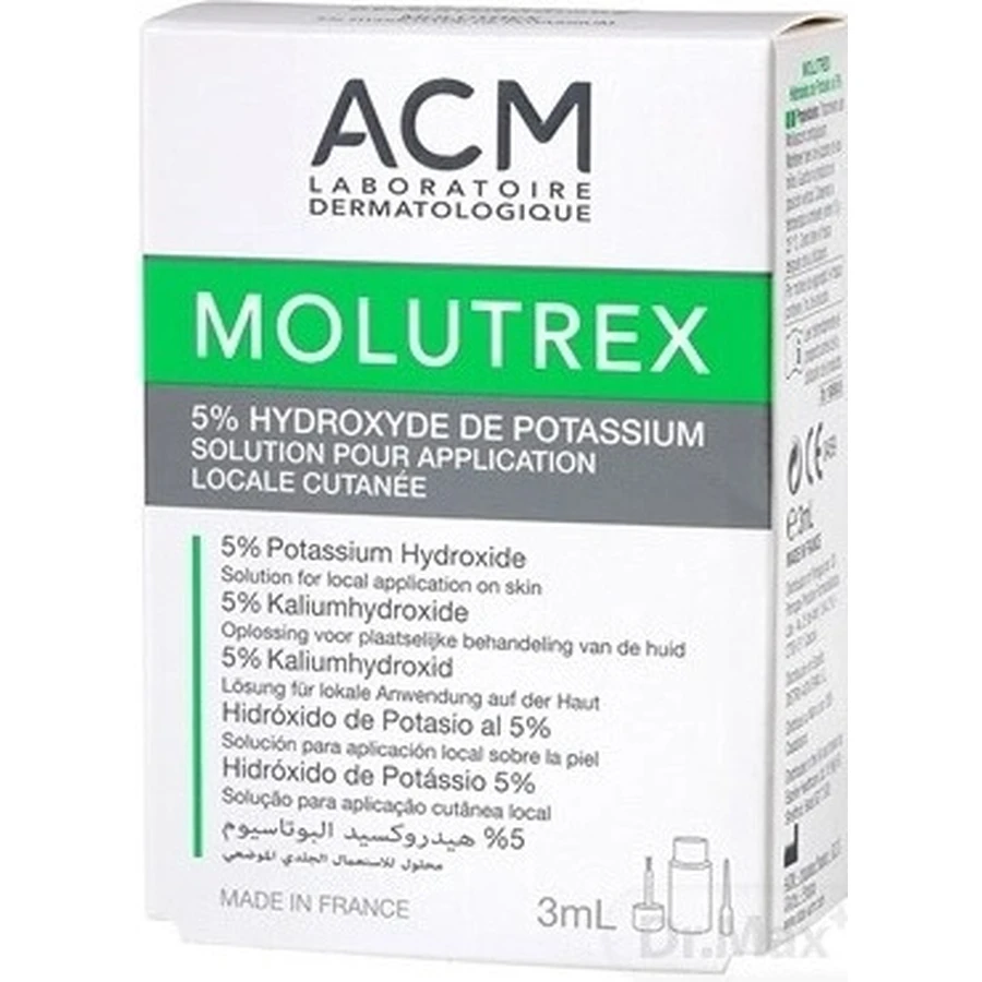 ACM MOLUTREX 1×3 ml, Lösung für die Haut