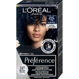 L'Oréal Paris Préférence Vivid Colors coloration permanente 1×1 set, Le Marais - Bleu Noir, 60+90+54 ml