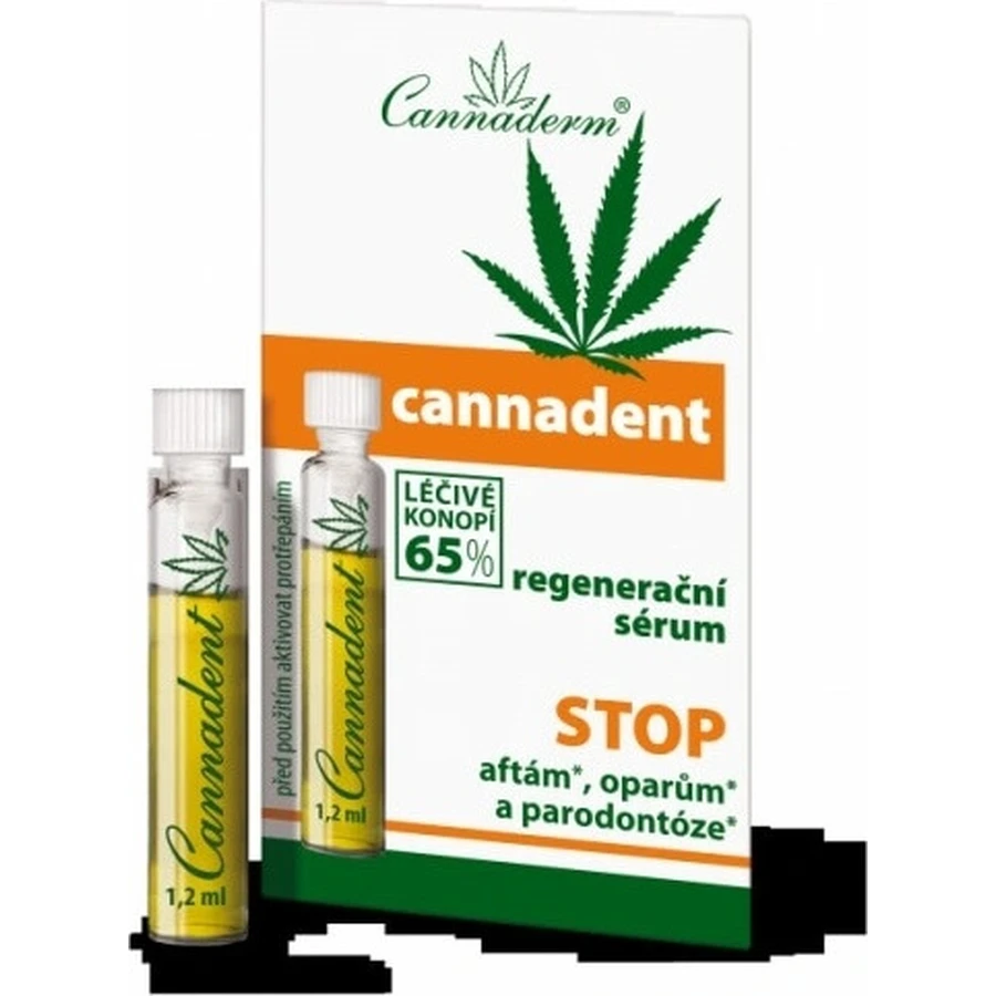 Cannaderm CANNADENT siero rigenerante 10×1,5 ml per herpes labiale e afte