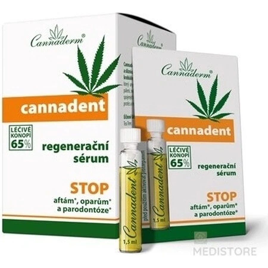Cannaderm CANNADENT siero rigenerante 10×1,5 ml per herpes labiale e afte
