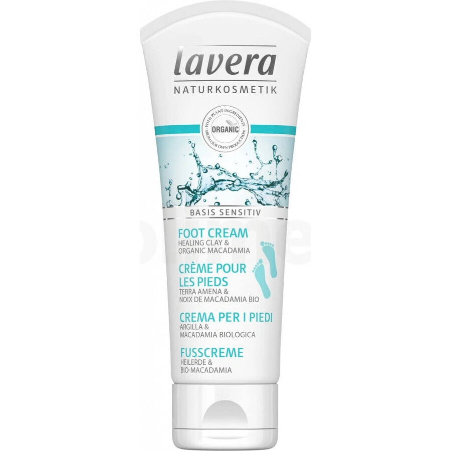 Lavera Voetcrème 75ml 1×1 st