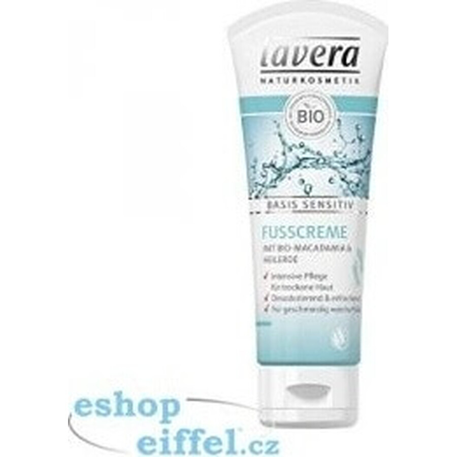 Lavera Voetcrème 75ml 1×1 st