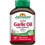 JAMIESON SUPER GARLIK OLIE 1500 mg 1×100 cps, voedingssupplement