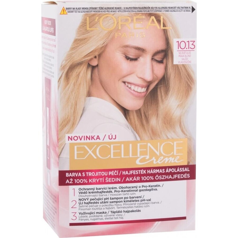 L'Oréal Paris Excellence Creme Universal Creme Universal Nudes permanent hair color 6U Dark Blonde 1×1 pc, hair color