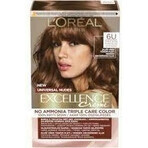 L'Oréal Paris Excellence Creme Universal Creme Universal Nudes permanent hair color 6U Dark Blonde 1×1 pc, hair color