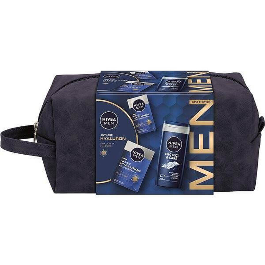 NIVEA MEN BAG HYALURON 1×1 HYALURON, Geschenkpackung