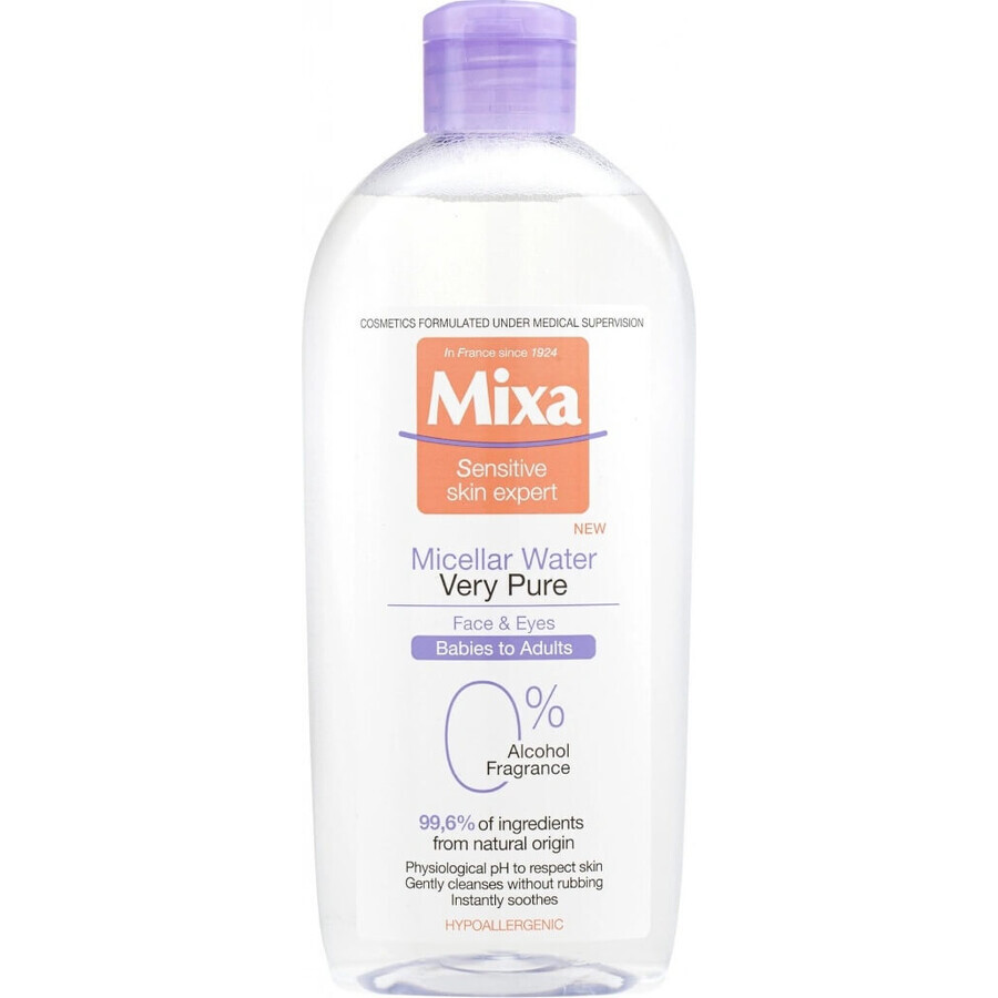 Mixa Acqua micellare purissima 1×400 ml, acqua micellare