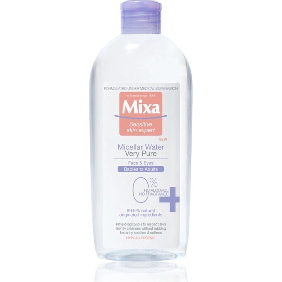 Mixa Acqua micellare purissima 1×400 ml, acqua micellare